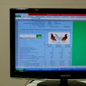 Mengvoerfabrikant AgruniekRijnvallei presenteerde er hun nieuwe rekenprogramma voor leghennenhouders de ‘SaldoCheck pluimvee’. „Met het programma kan eenvoudig worden berekend met welk voer het hoogste saldo wordt gehaald”, vertelt verkoopleider pluimvee
