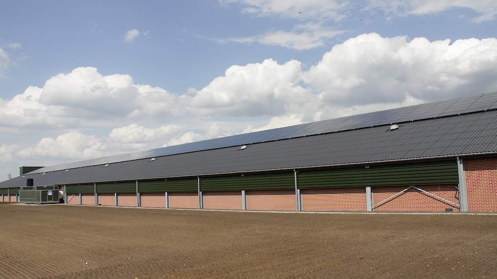 Beltman koos ook voor een warmtewisselaar. „Hiermee voldoe ik aan de Regeling Ammoniak Veehouderij (RAV). Ook blijft de capaciteit van mijn houtkachel hiermee toereikend”, vertelt de pluimveehouder. Op de stal liggen ook zonnepanelen. „Hierop kreeg ik sub