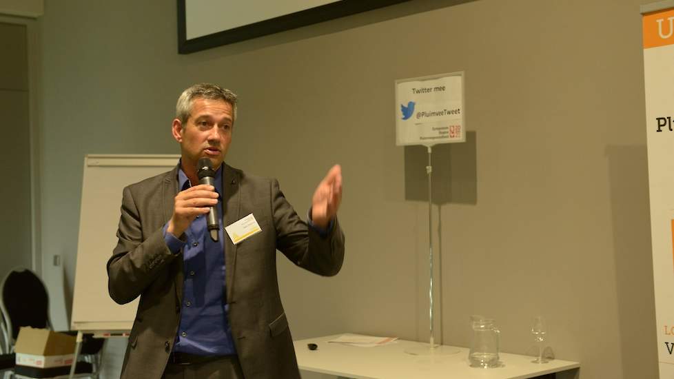 Dagvoorzitter Han Swinkels leidt de discussie in het auditorium in goede banen.