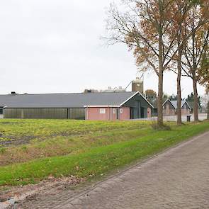 De stallen van Mekkes staan pal aan de weg. Ze kochten in het verleden ook een tweedehands windmolen. „De windmolen is sinds een aantal jaar buiten bedrijf gesteld omdat een windmolen van deze hoogte achteraf gezien niet efficiënt is in Drenthe”, legt Pie