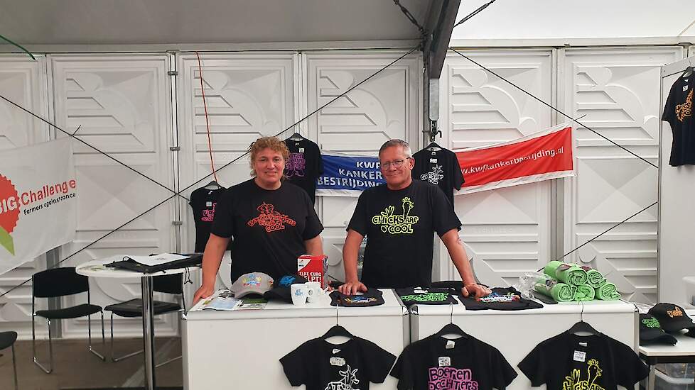 Ook de BIG Challenge was aanwezig op de beurs. Boeren kunnen de bekende BIG Challenge-shirts en andere goodies kopen. Geld overmaken gebeurt via een QR-code omdat ze merken dat steeds minder mensen contant geld op zak hebben.