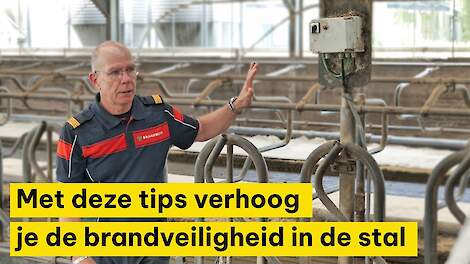 Video: 'Brandweer komt langs voor gratis advies brandveiligheid stal'