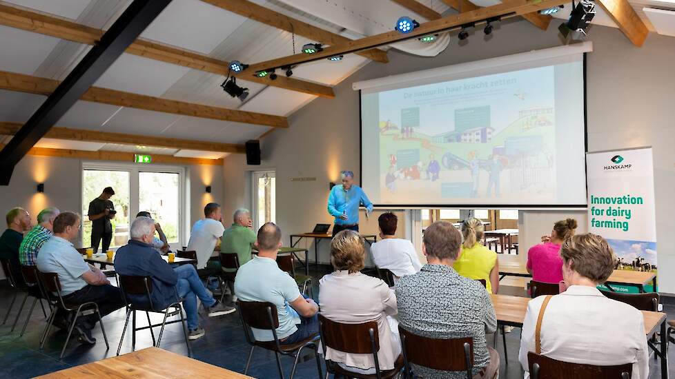 De workshop "Innovatie en toekomstbestendig boeren" gegeven door Henk Hanskamp van Hanskamp.